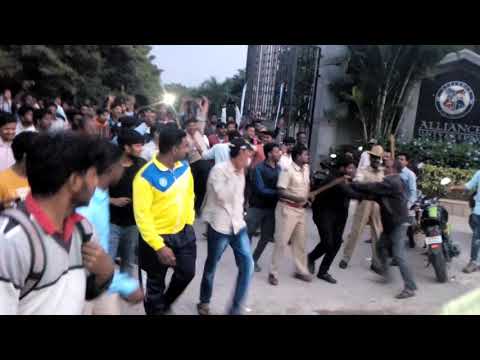 Alliance University fight anekal