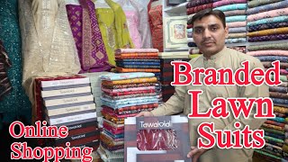 Branded Lawn Suits| Digital Lawn Dresses| Boutique Lawn Suits| Pakistani Cloth Markets| Pak Cloth