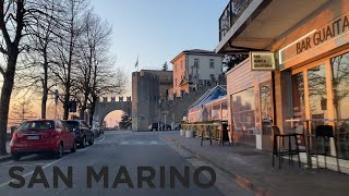 Mountain drive in one of the worlds smallest countries ⛰ | San Marino 🇸🇲 | 4k