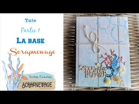Tuto porte folio la base invitée créative Scrapnewage hauli hauli