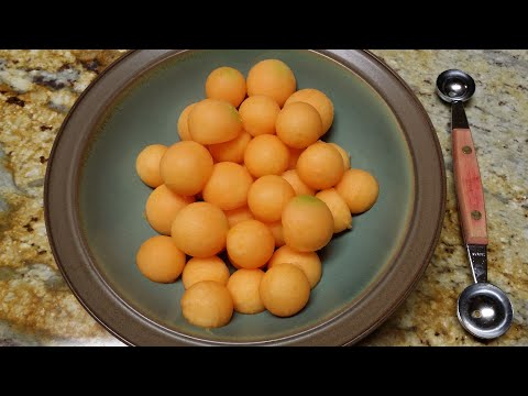 How to make melon balls.