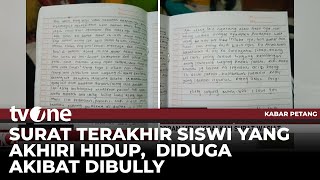 Download lagu Tinggalkan Surat Wasiat, Siswi MTS Diduga Korban Perundungan Ditemukan Tewas Secara Tragis | tvOne