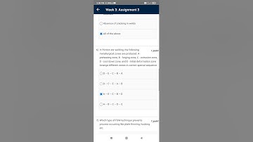 Welding application technology week 3 assignment,2023#nptel #welding