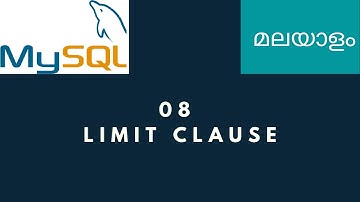 #08  LIMIT Clause| Learn MySQL Malayalam