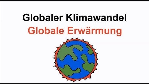 How Global Warming Works (in German) in Under 4 Minutes