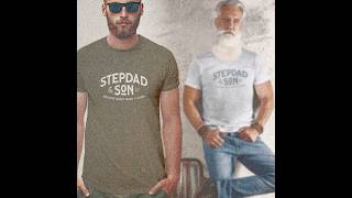 Stepdad & Son T-shirt | Dominant Gay Older Daddy and Younger Submissive Guy | Dom, Sub Role Play
