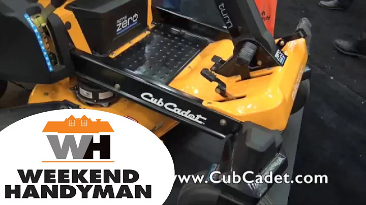 Zero Turn Mower Cub Cadet Electric RZT S Zero | Weekend Handyman | #Cub_Cadet