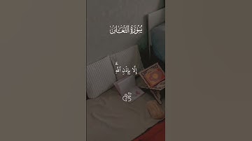 مَا أَصَابَ مِن مُّصِيبَةٍ إِلَّا بِإِذْنِ اللَّهِ #سورة_التغابن #shortfeed #قرآن #سورة
