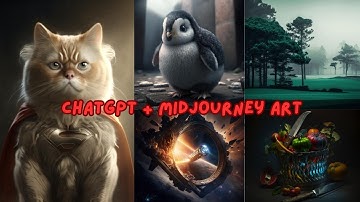 How to use ChatGPT + MidJourney A.i. Art #midjourney #chatgpt gpt4