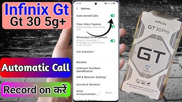 How to use auto call recording setting infinix gt30 5g+ | Infinix gt 30 5g+ auto call record on