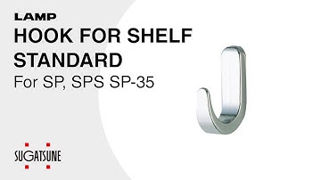 [QUICK DEMO] HOOK FOR SHELF STANDARD SP-35 For SP, SPS - Sugatsune Global