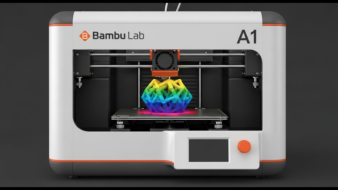 Обзор 3D-принтера Bambu Lab A1 | Многоцветная печать, высокая скорость и сверхточная работа 🔥