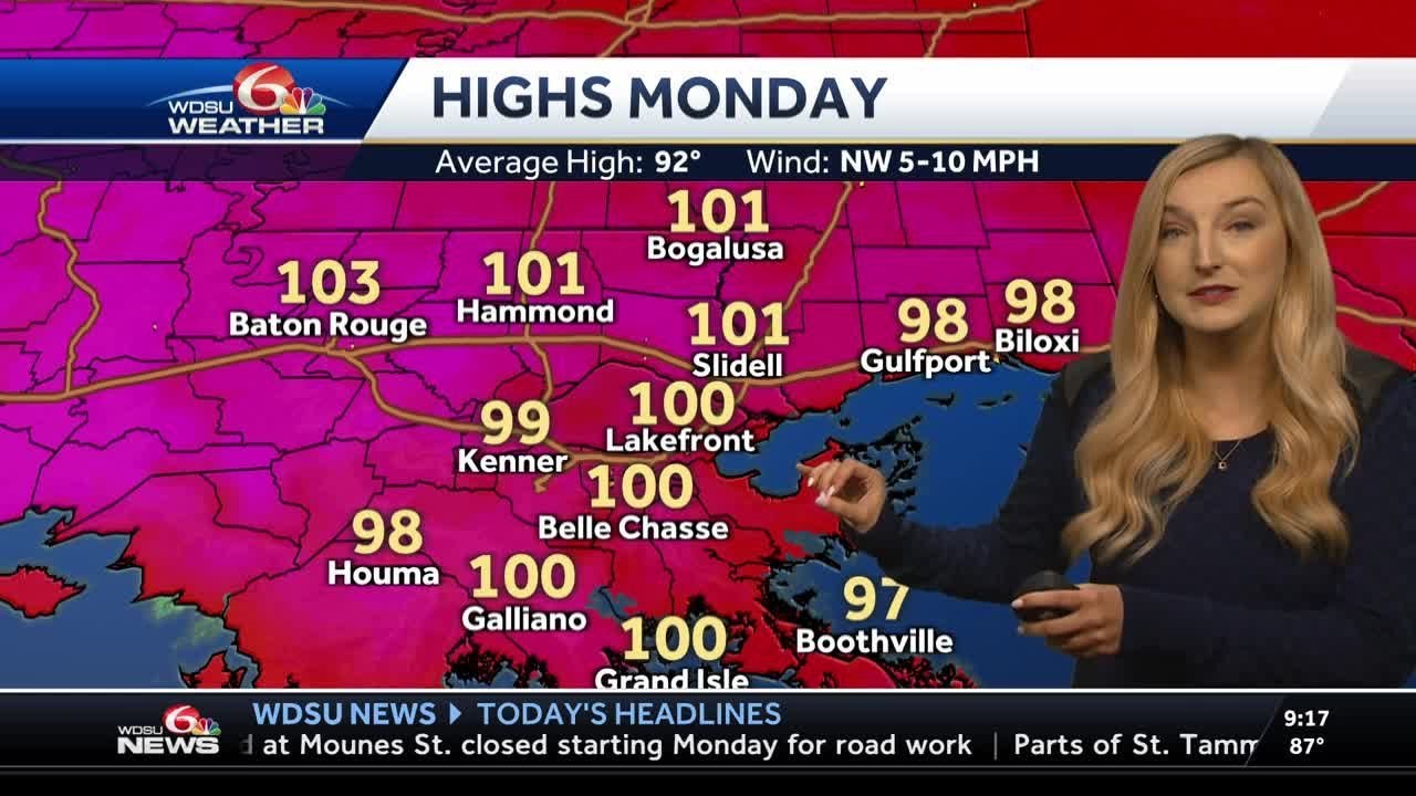 Triple digit temperatures possible - YouTube