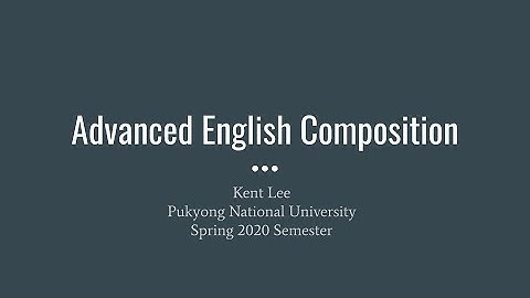 Advanced Composition, w11d2s1