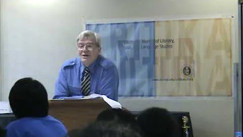 KK Lecture: Harry Aveling (Lecture 1) (Nov 2007) Part 4