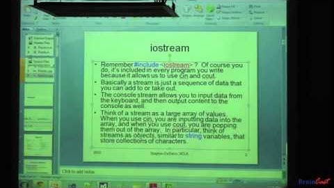 C++ Lecture 10 -- DOxygen, Separate File Compilation, Streams