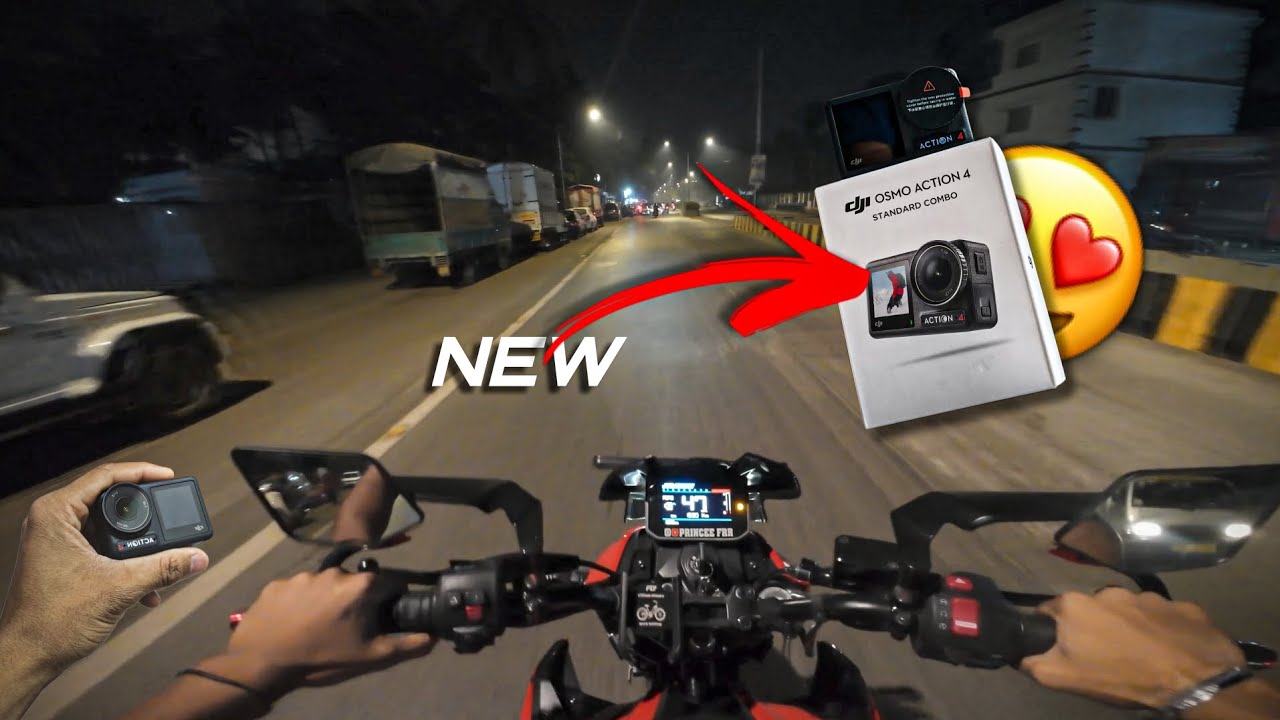 Unboxing My First Action Camera 😍 || DJI Osmo Action 4 ❤️‍🔥 || Princee frr