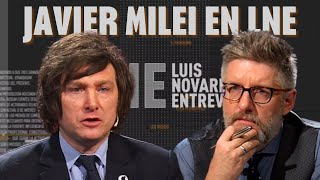 Luis Novaresio mano a mano con JAVIER MILEI: "Se puede salir de esta crisis" | #LNE