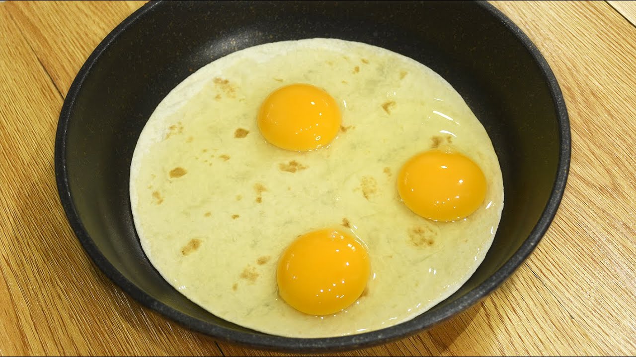 BILA ADA TORTILLA/WRAP DAN TELUR, SAYA AKAN BUAT RESEPI YANG SEDAP DAN MUDAH NI