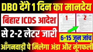 आंगनवाड़ी केन्द्रों की होगी बड़ी जांच ICDS से आदेश | सेविका एवं सहायिका को BDO देगें मानदेय !