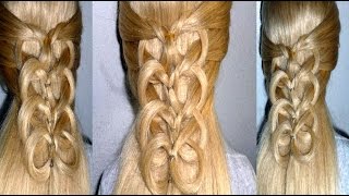 Cute Prom Hairstyle. Original Wedding/Bridal/Evening Hairstyles.Penteados Cute Prom Hairstyle. Original Wedding/Bridal/Evening Hairstyles.Penteados