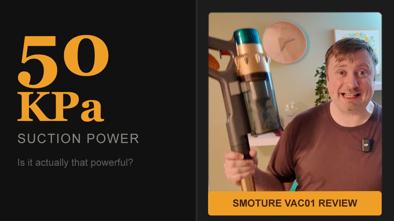 SMOTURE VAC01 Review - Is 50KPa Actually That Powerful? - YouTube