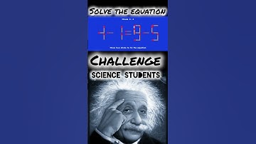 Pause this video and first solve by yourself this Equation. Did you solve? #equation #solve #physics