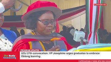 UOJ 27th convocation: VP Josephine urges graduates to embrace lifelong learning