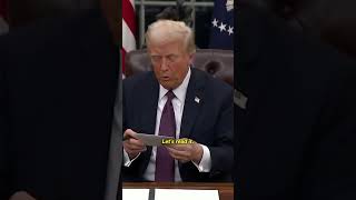 President Trump Finds Letter From President Biden Left For Him In The Oval Office