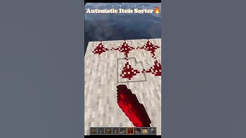 Automatic Item Sorter 😱 #minecraft #minecraftbuild #shorts #short #viral #trending #tiktok #views