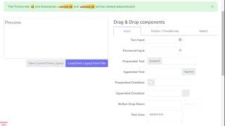 form builder for crud generator preview