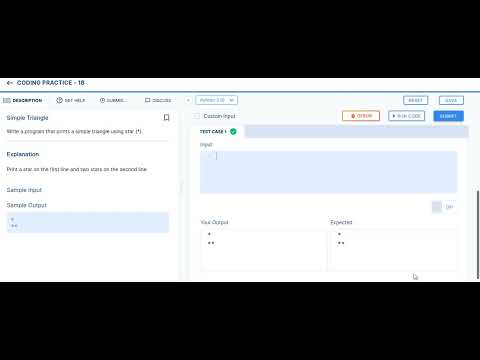 simple Triangle(coding practice - 1B)