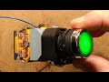 Cheap eBay illuminated panel push button.