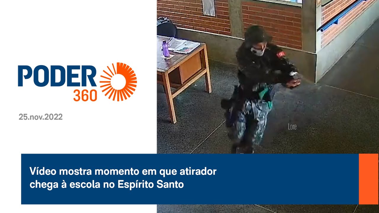 Vídeo mostra momento em que atirador chega à escola no Espírito Santo