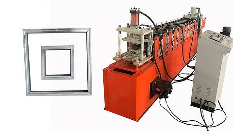 Pack bag filter frame making machine | U track rolling machine | square shape rectangle shape former