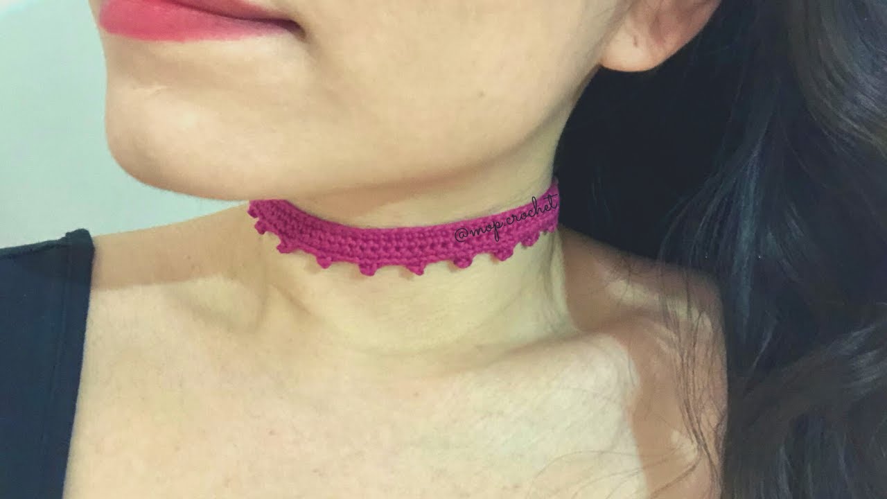 Gargantilla a Crochet | Choker a Crochet | Diestra