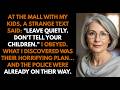 At The Mall With My Kids, I Got A Text: "Walk away now. Don’t tell your children..."