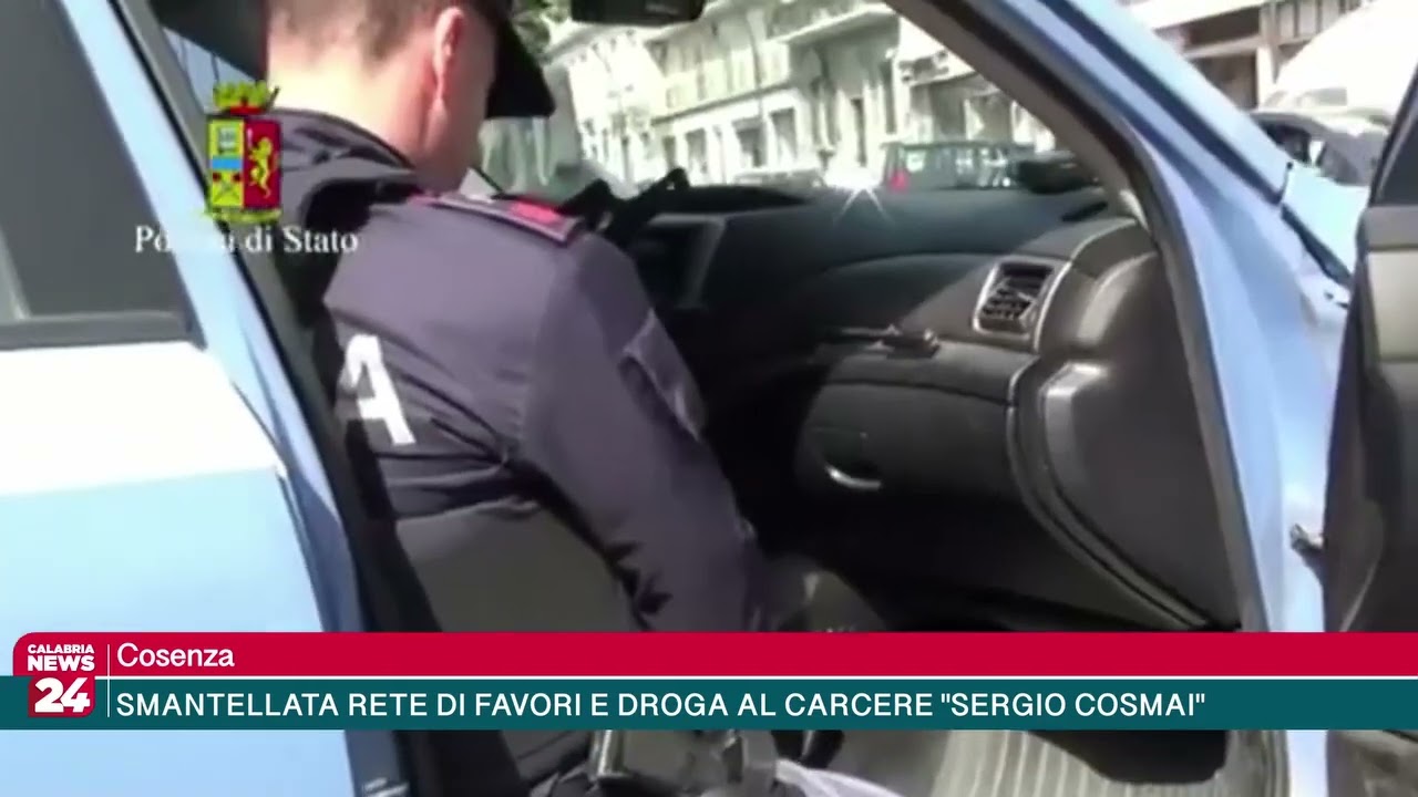 Cosenza - SMANTELLATA RETE DI FAVORI E DROGA AL CARCERE 