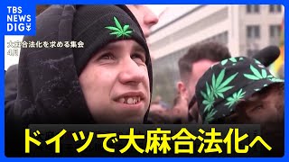 ドイツで嗜好品としての大麻合法化へ「増加する犯罪や闇取引を防ぐため」年内成立目指す｜TBS NEWS DIG