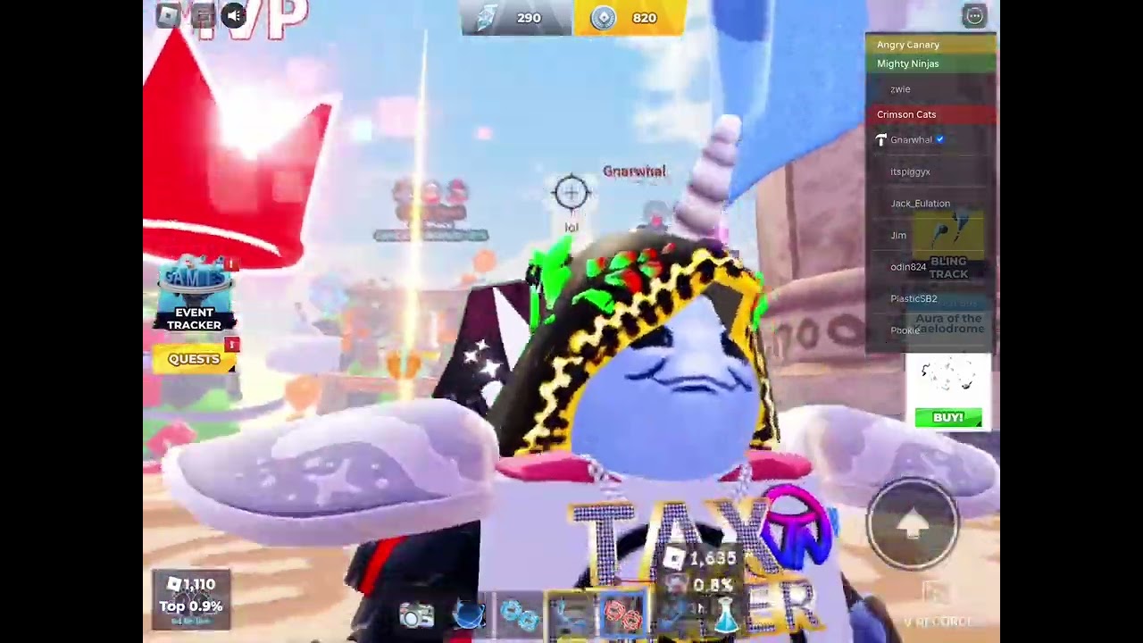 I MET A DEV IN THE GAMES ROBLOX EVENT Gnarwhal YouTube 