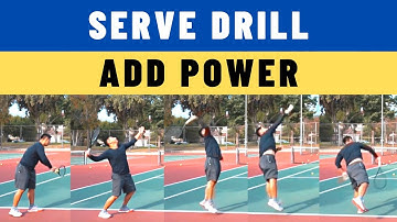 Tennis Serve Drill: Add Power To Your Serve With An Easy Warmup Drill