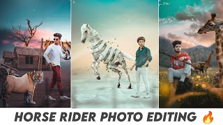 Horse rider photo editing | picsart photo editing | photo editing screenshot 1