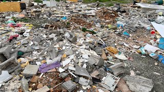 Rabo de Peixe (Ribeira Grande) littering / deposição de lixo, Sao Miguel Azores Portugal  05.02.2024