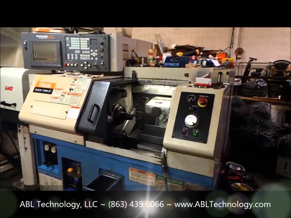 Mazak QT-6T | Universal CNC Lathe | ID#106556 - YouTube