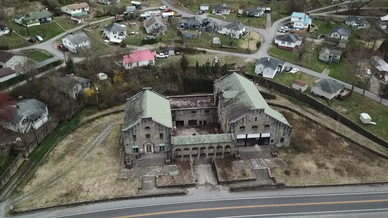 Abandoned Massive Stone Coal Company Store, Itmann, West Virginia