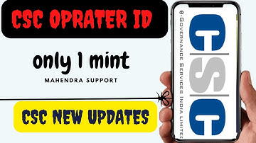 csc operator id kaise banaye csc operator id kaise banaye 2022 how to create csc operator id 2022