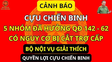 Bộ Nội Vụ Cảnh Báo: 5 Nhóm Đã Hưởng QĐ 142, 62 Có Nguy Cơ Bị Cắt Trợ Cấp Năm 2026! | Chính Sách