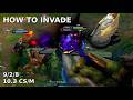HOW TO INVADE WITH ZED JUNGLE VS TALON...