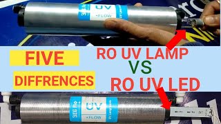 RO UV LAMP vs RO UV LED WATER VIRUS BACTERIA DISINFECTANT. FIVE DIFFERENCES.fitting wiring part 1