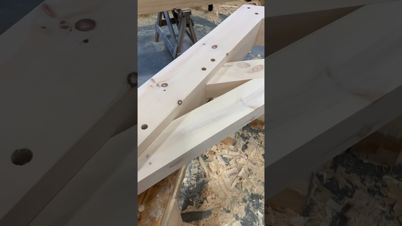 Timber Frame Scissor Truss